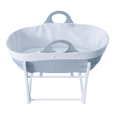asda grey moses basket