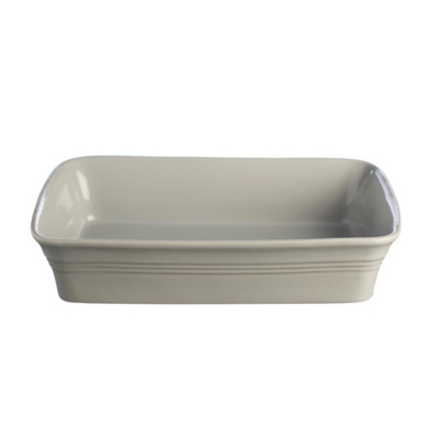 Grey Medium Rectangular Casserole Dish 31cm Home George At ASDA   5010853217543