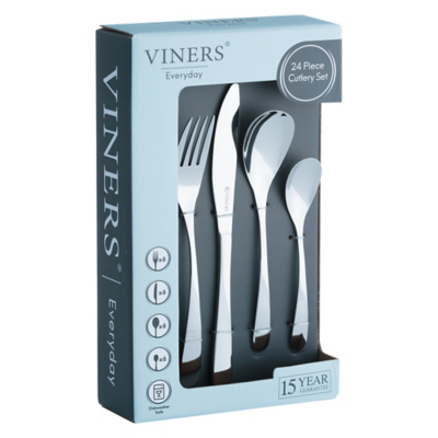 Viners Eclipse 24 Piece Cutlery Set