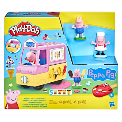 Play-Doh Peppa's Ice Cream Playset Toys Character George at ASDA
