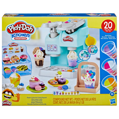 Play-Doh Kitchen Creations Super Colourful Cafe Playset