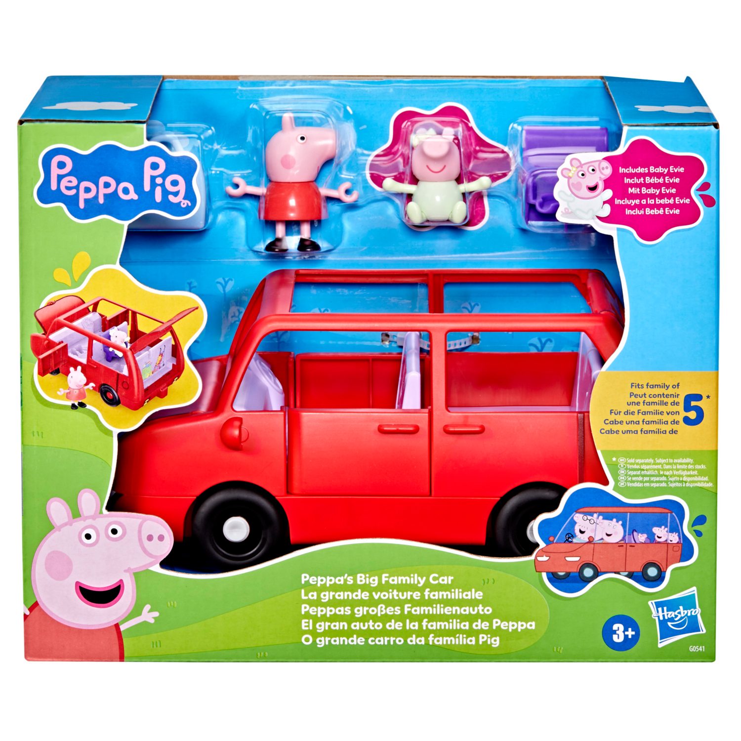 Hasbro Multi Peppa Pig Peppa's Big Family Car