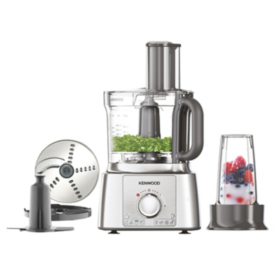 Kenwood MultiPro Express FDP65.180SI 3 Litre Food Processor With 6 Accessories - Silver