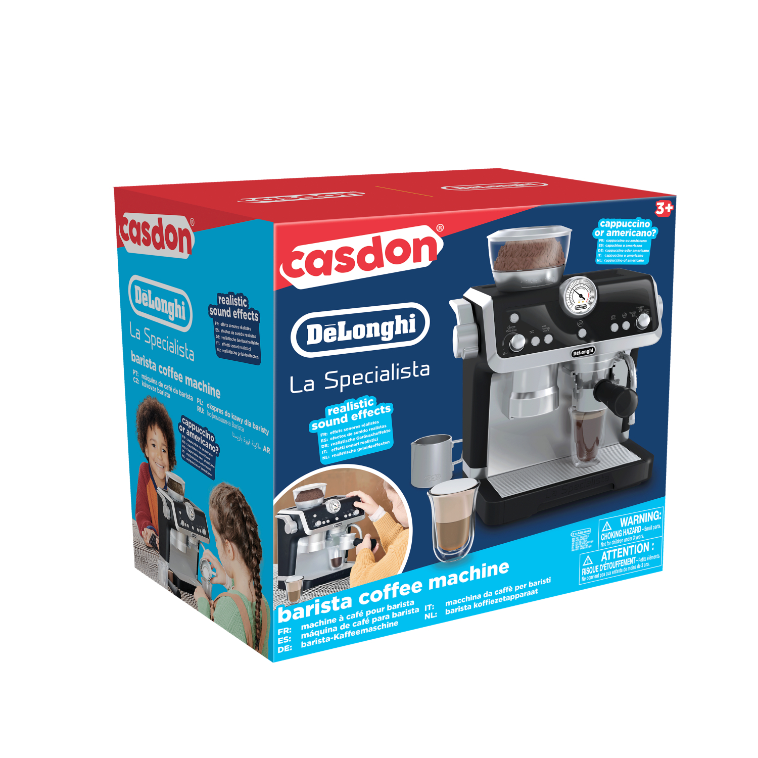 Casdon Delonghi Barista Toy Coffee Machine - Image 4