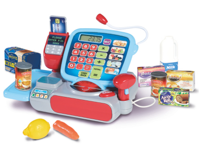 plastic play food set
