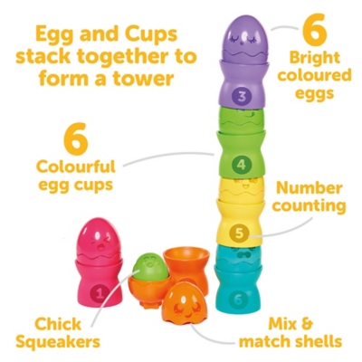 tomy hide and squeak eggs asda