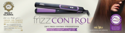 nicky clarke frizz control ionic straightener nss236