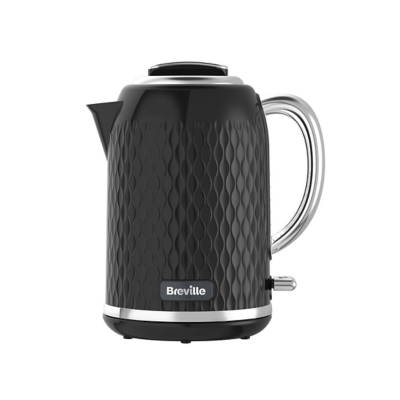 Breville Curve Electric 3kW Kettle 1.7L capacity Fast Boil Black &