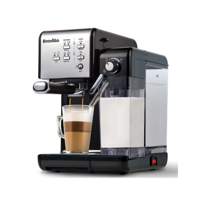 Breville One-Touch Espresso Coffee Machine - Black / Chrome - VCF107