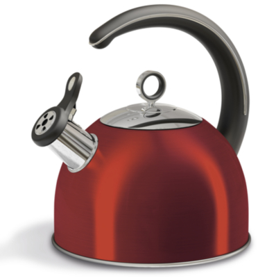 Morphy Richards Whistling Kettle 2. 5L Red Kettles & Toasters
