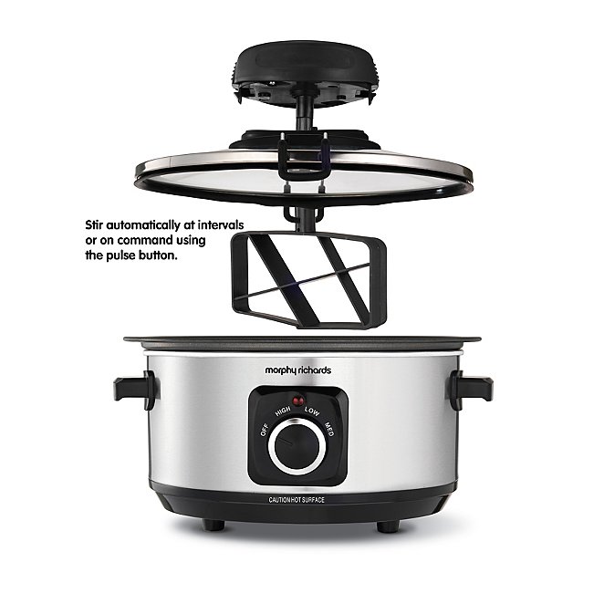 Morphy Richards Morphy Richards 460009 Sear Stew And Stir Slow Cooker Integrated Auto Stirrer A 