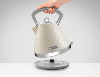 Pyramid Kettle Morphy Richards Jug Kettle Cream Morphy Richards