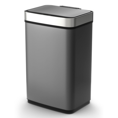 Morphy Richards 60L Rectangular Sensor Bin Titanium Home at ASDA