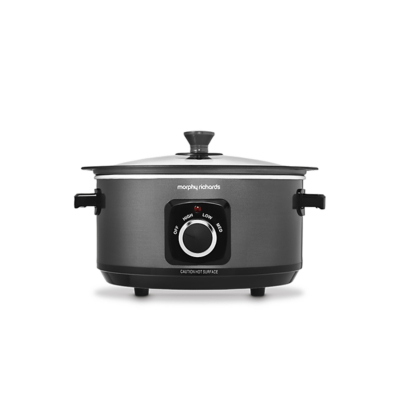 Morphy Richards Black Sear & Stew 3.5L Slow Cooker