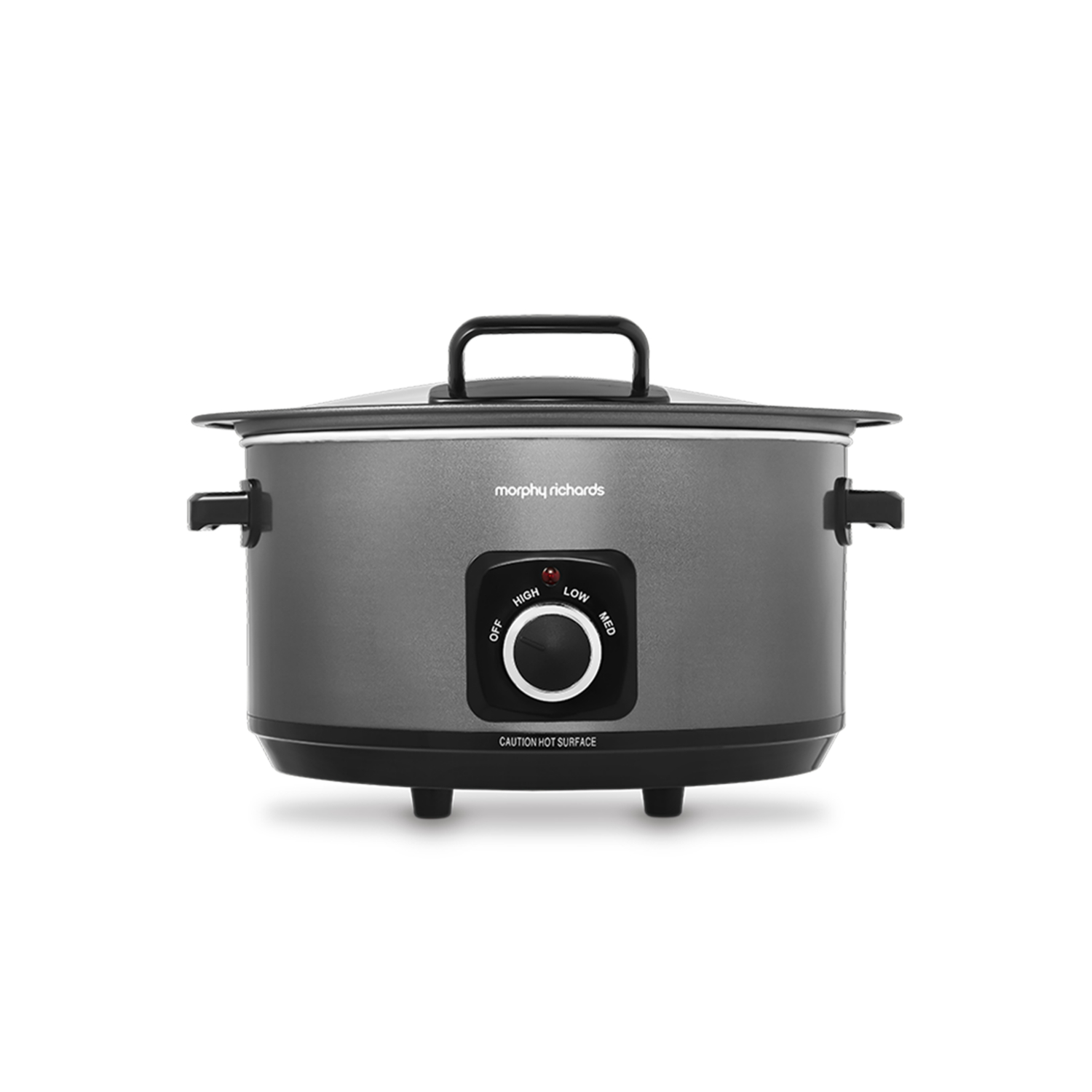 Morphy Richards 6.5L Sear & Stew Slow Cooker - Hinged Hid - Black - Aluminum - Image 6