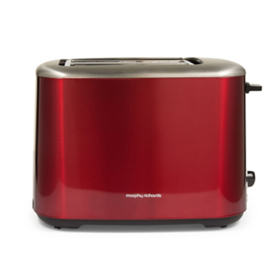 George Red Morphy Richards Equip 2 Slice Toaster - Red