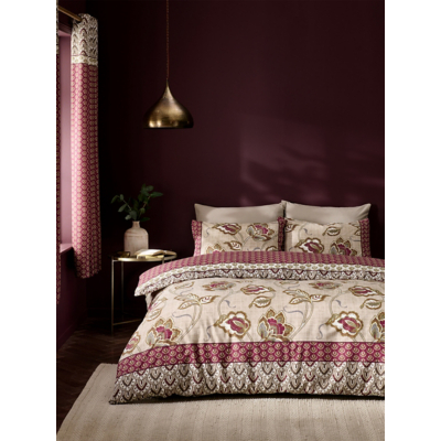 Catherine Lansfield Kashmir Paisley Floral Reversible Duvet Set - Single / Multi
