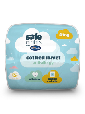 asda cot bed duvet and pillow