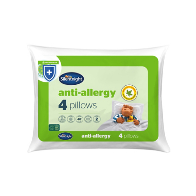 George Silentnight Anti-Allergy Pillows - 4 Pack - White