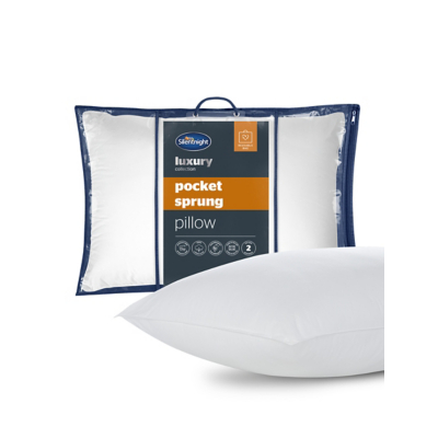 George Silentnight Pocket Sprung Pillow - White