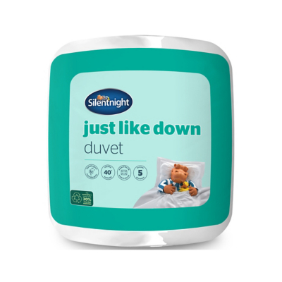 George Silentnight Just Like Down Duvet - 10.5 Tog - White