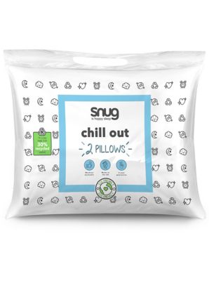Snug Chill Out Pillow Pair Home at ASDA