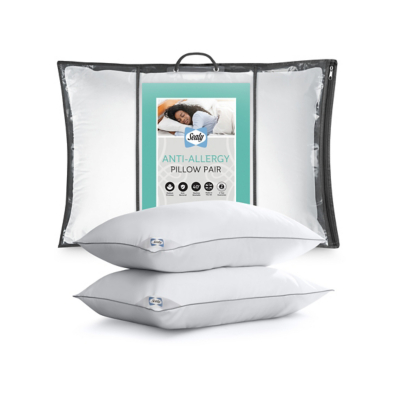 George Sealy Anti-Allergy Pillows - Pack of 2 - White