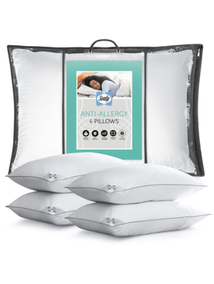 Sealy Anti-Allergy Pillows - 4 Pack