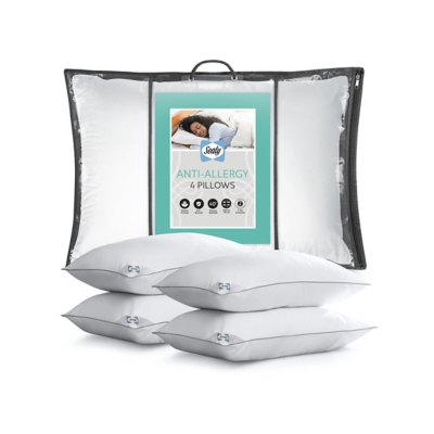 George Sealy Anti-Allergy Pillows - 4 Pack - White