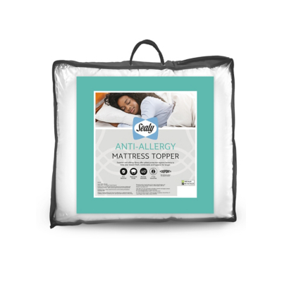George Sealy Anti-Allergy Mattress Topper - White