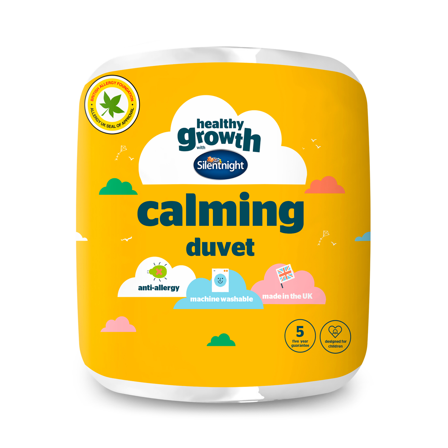 Silentnight White Healthy Growth Calming Duvet - 10.5 Tog