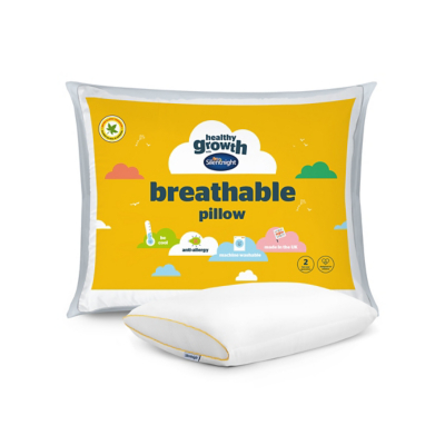 George Silentnight Healthy Growth Breathable Pillow - White