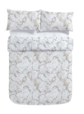 Silentnight Reversible Duvet Set Marble Home at ASDA