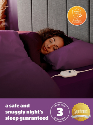 Sherpa Fleece Fleece Underblanket Asda Silent Night Electric