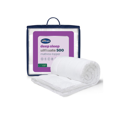 George Silentnight Deep Sleep Ultimate 5cm Mattress Topper - White