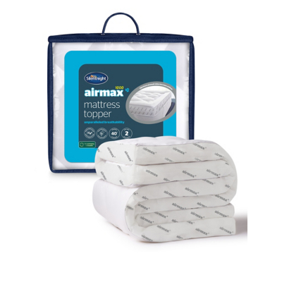 George Silentnight Airmax 10cm Mattress Topper - White