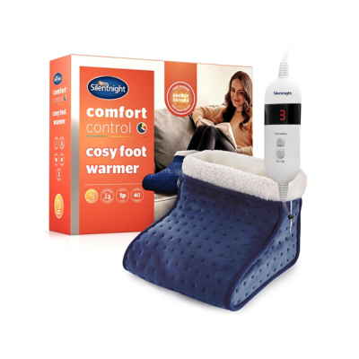 George Silentnight Comfort Control Cosy Foot Warmer navy - Blue