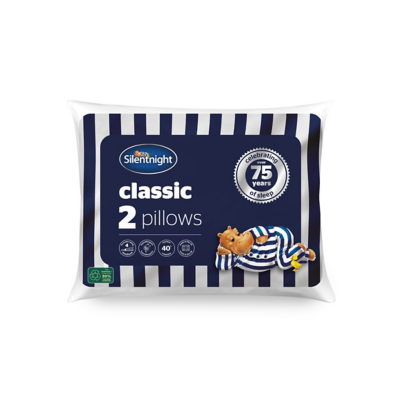 George Silentnight Classic Pillow Pair - White