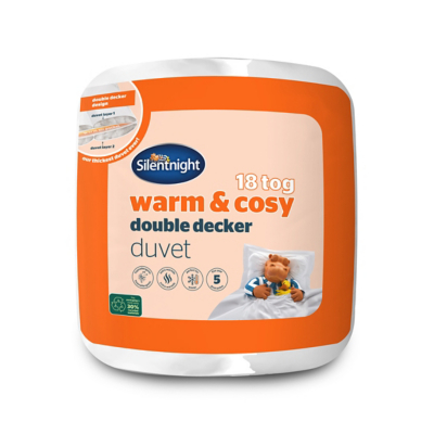 Silentnight Warm & Cosy Double Decker 18 Tog Duvet