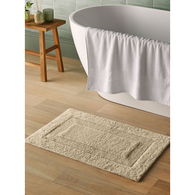 George Silentnight Natural Supersoft Bath Mat - Natural