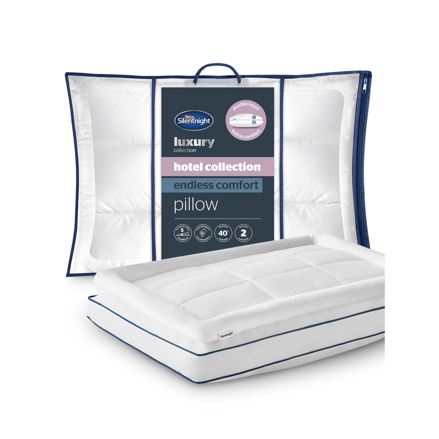 Silentnight Hotel Collection Endless Comfort Pillow - Image 5