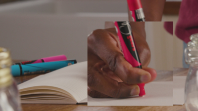 uniball Chalk Marker 2 piece Gold Silver Pack School at ASDA