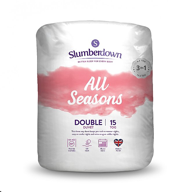 Slumberdown All Seasons Combi Duvet 10 5 4 5 Tog Home George