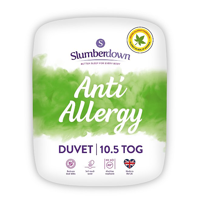 Slumberdown Anti Allergy Duvet 10 5 Tog Home George