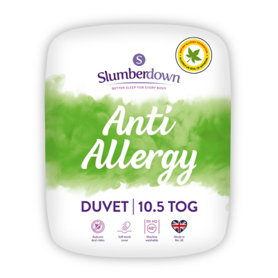 Slumberdown White Anti Allergy Duvet - 10.5 Tog - King
