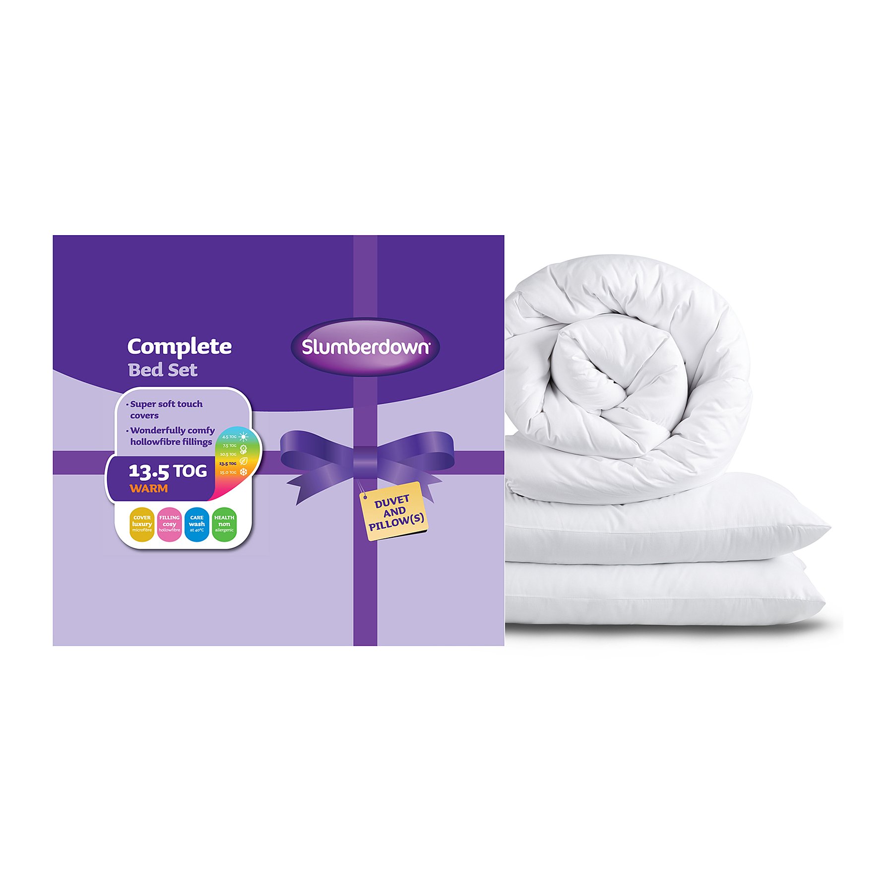 Slumberdown 13 5 Tog Complete Bedset Bundle Home George