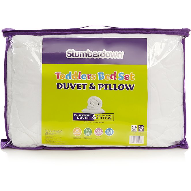 Slumberdown Anti Allergy Duvet And Pillow Set Toddler Baby