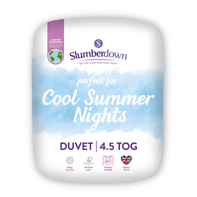 Slumberdown Cool Summer Duvet - 4.5 Tog Double