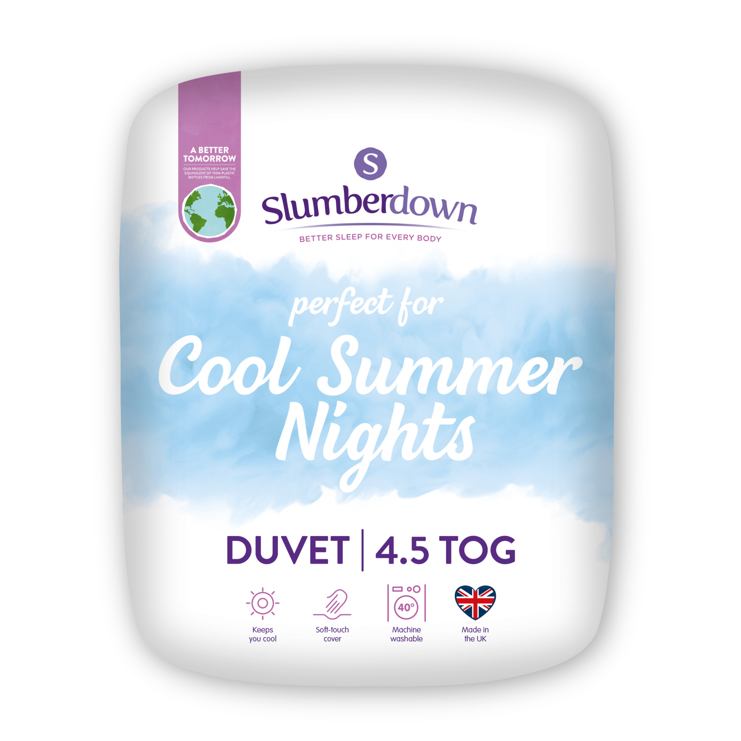 Slumberdown Cool Summer Duvet - 4.5 Tog