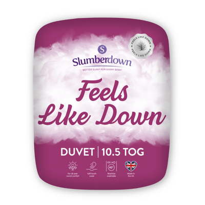 Slumberdown Feels like Down 10.5 tog Duvet Home at ASDA